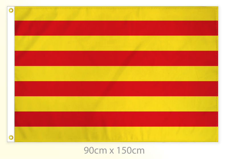 Catalonia flag large 36x60