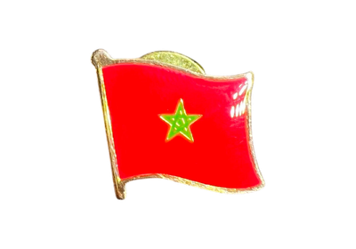 Single Flag Pins