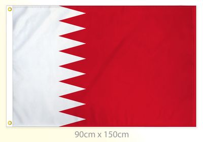 Bahrain flag large 36x60
