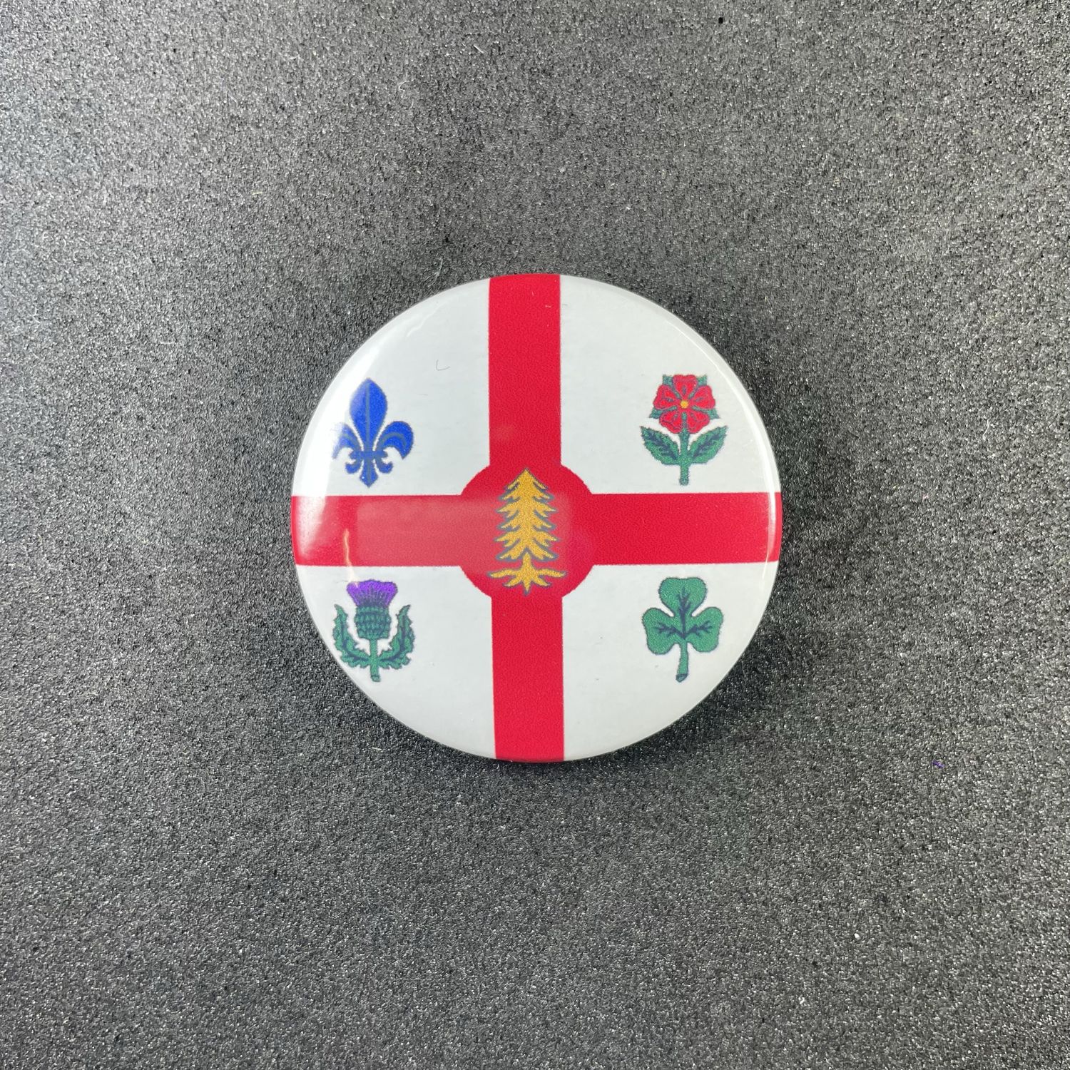 Montreal Round Button 38 mm  1.5''