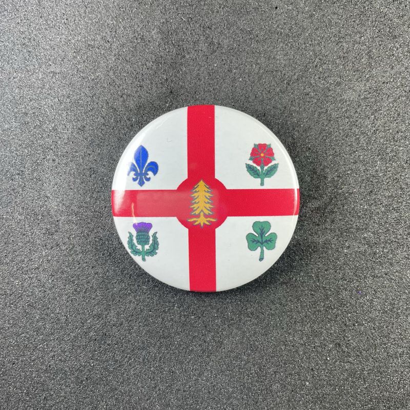 Montreal Round Button 38 mm  1.5''