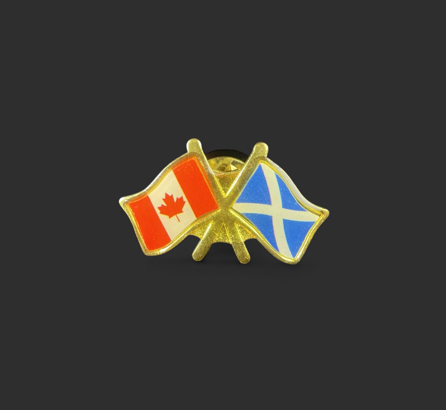 Canada/Scotland cross pin