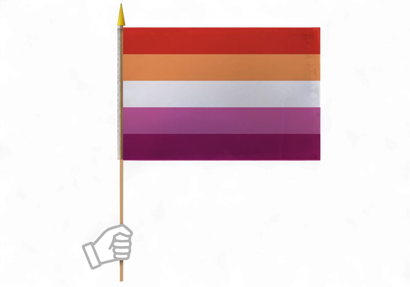 Lesbian Pride Flag Medium 12x18