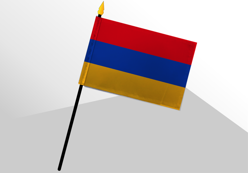 Armenia small standard flag 4x6