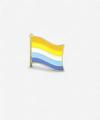 Aromantic-Asexual Pride Pin