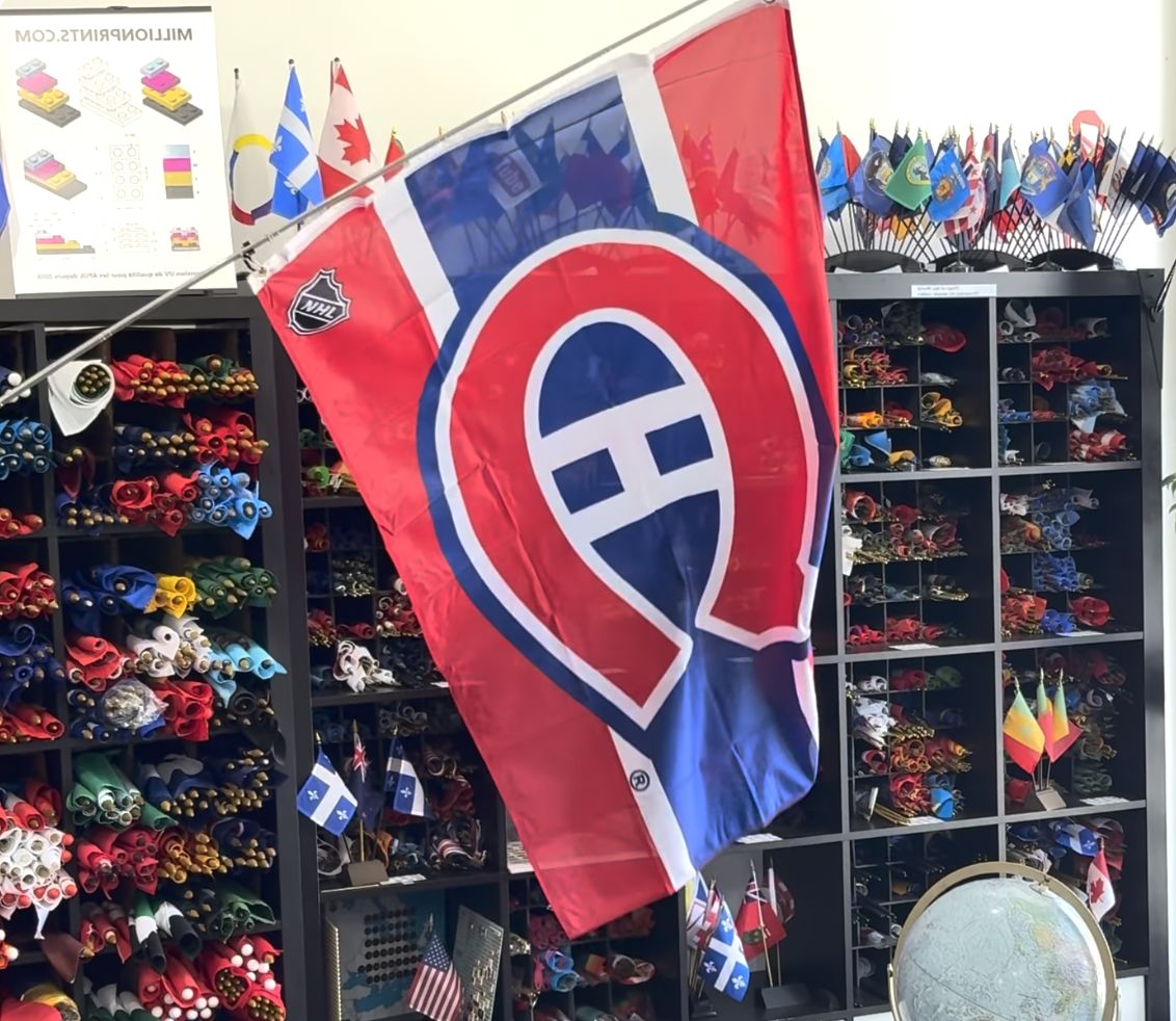 Montreal Canadiens flag large 36x60