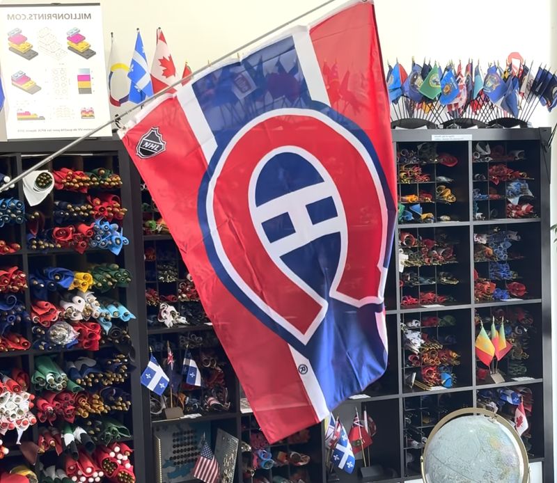 Montreal Canadiens flag large 36x60