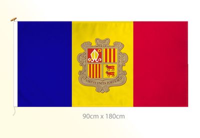 Andorra flag large 36x72 A