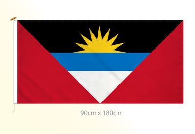 Antigua &amp; Barbuda flag large 36x72