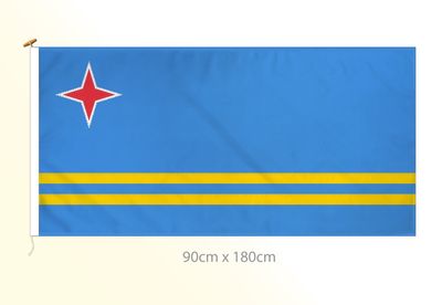 Aruba flag large 36x72