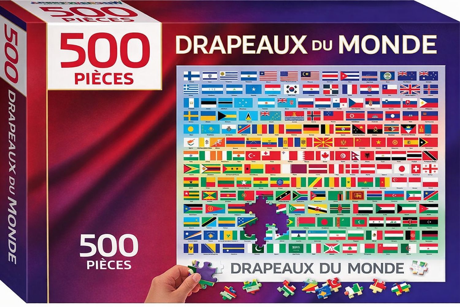 Puzzle: Flags of the World (500 pcs)