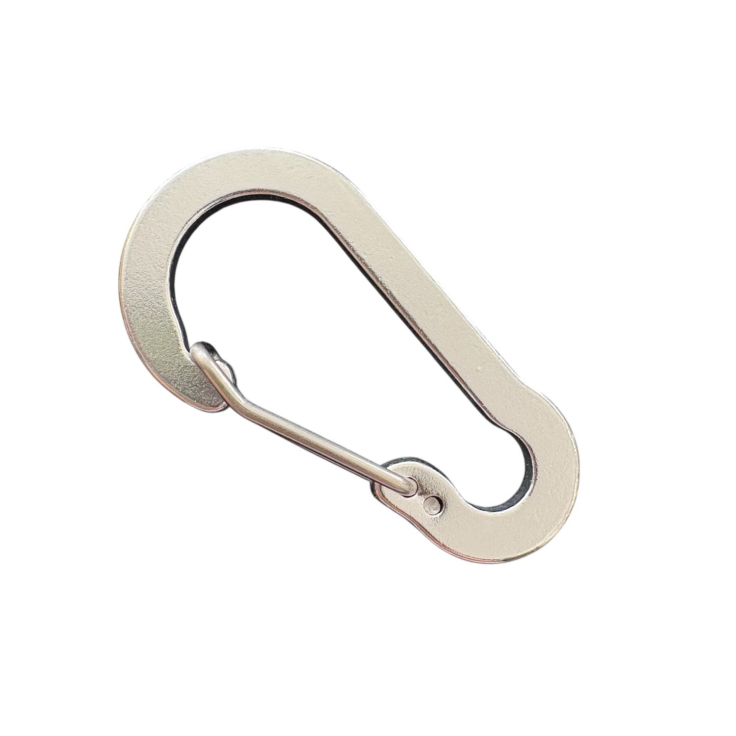 Snaphook, stationary godltone aluminium -1/4"