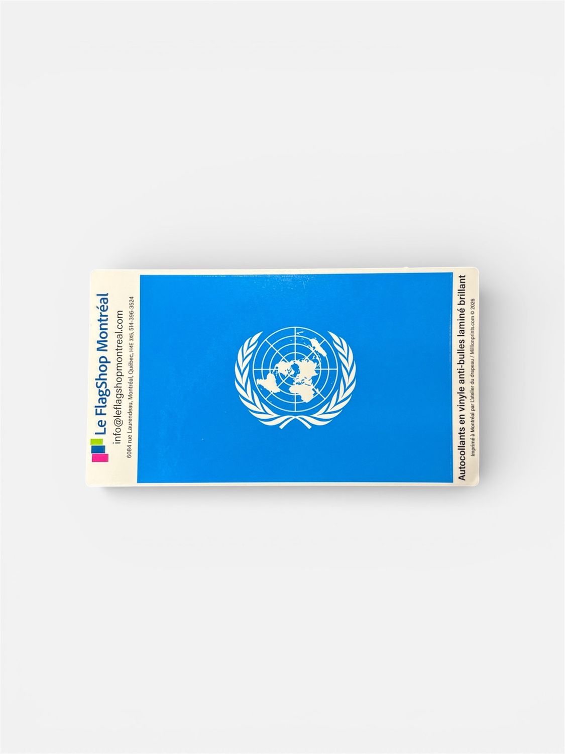 Standard United Nations sticker