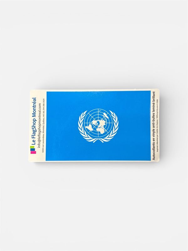 Standard United Nations sticker