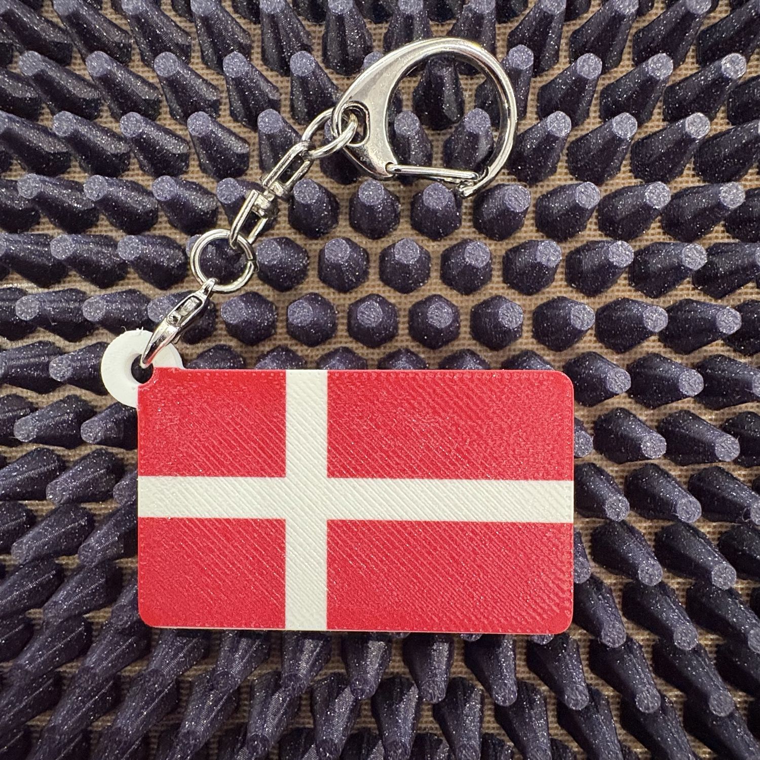 Porte-clés en plastique Danemark