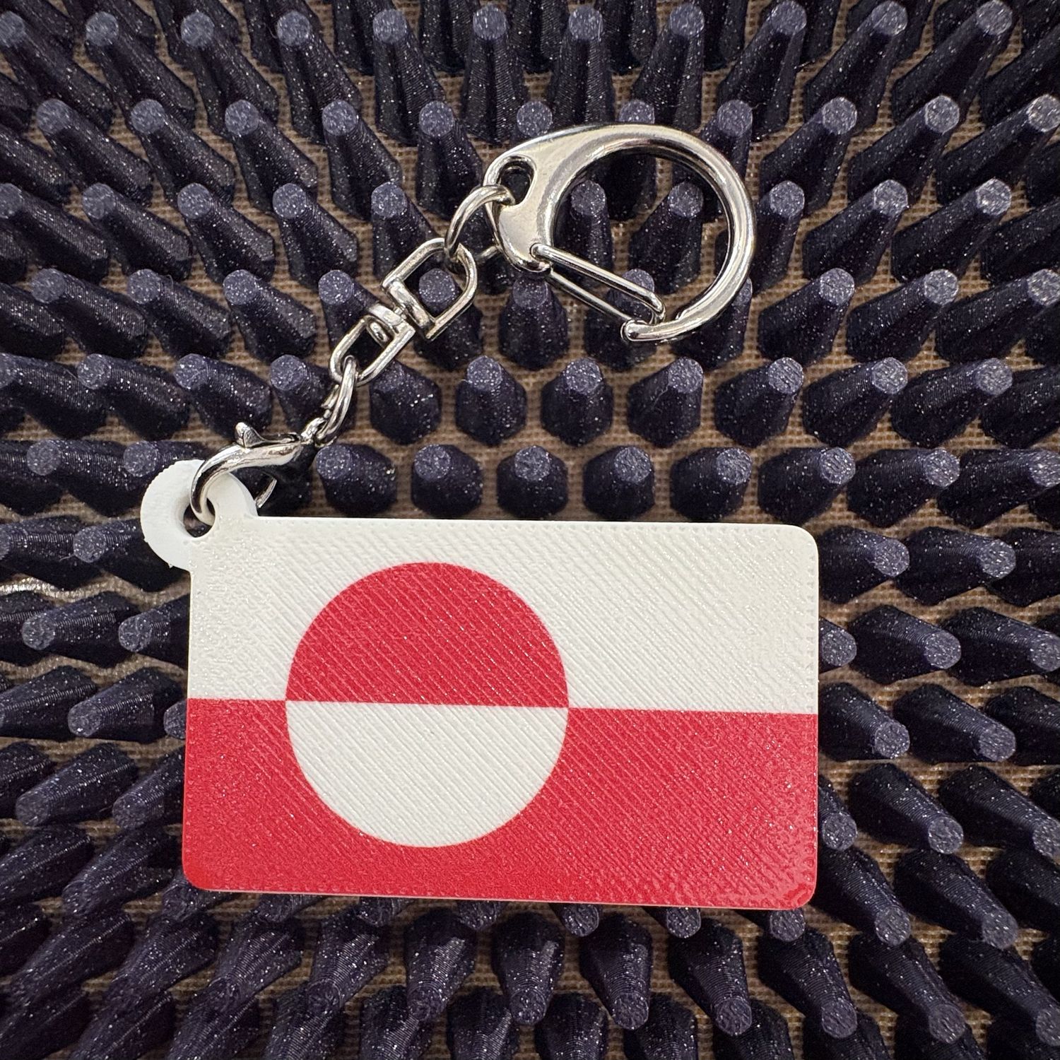 Porte-clés en plastique Groenland