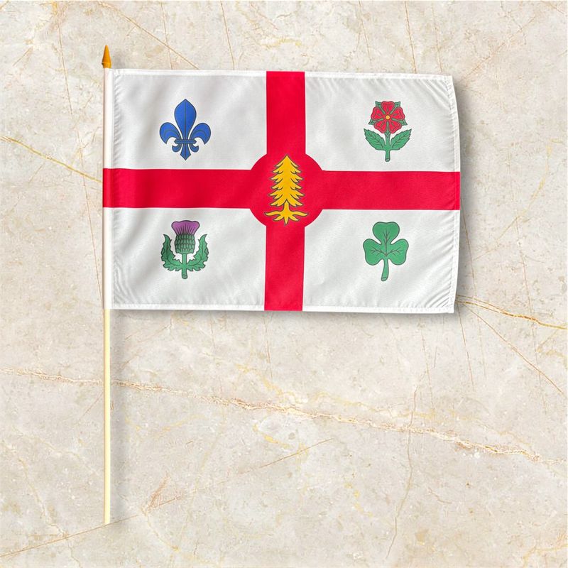 Montreal flag 12x18 inches on request
