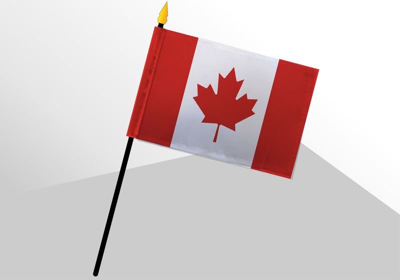 Canada small flag deluxe 4x6