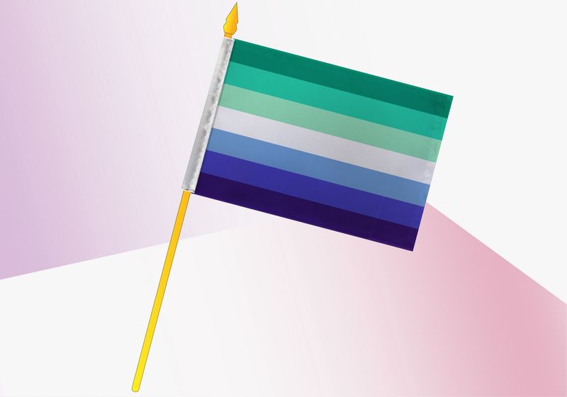 Fierté MLM petit drapeau 4x6