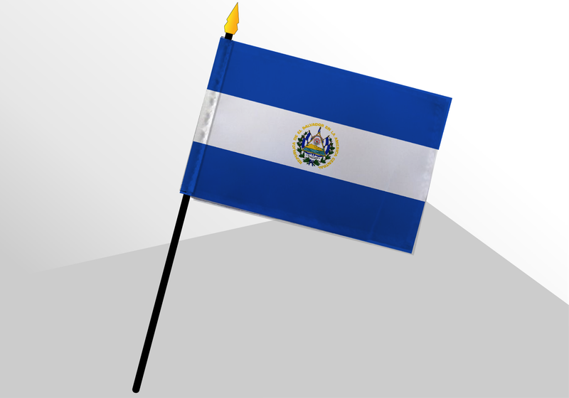 El Salvador petit drapeau deluxe 4x6