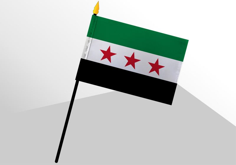 Syrie petit drapeau deluxe 4x6