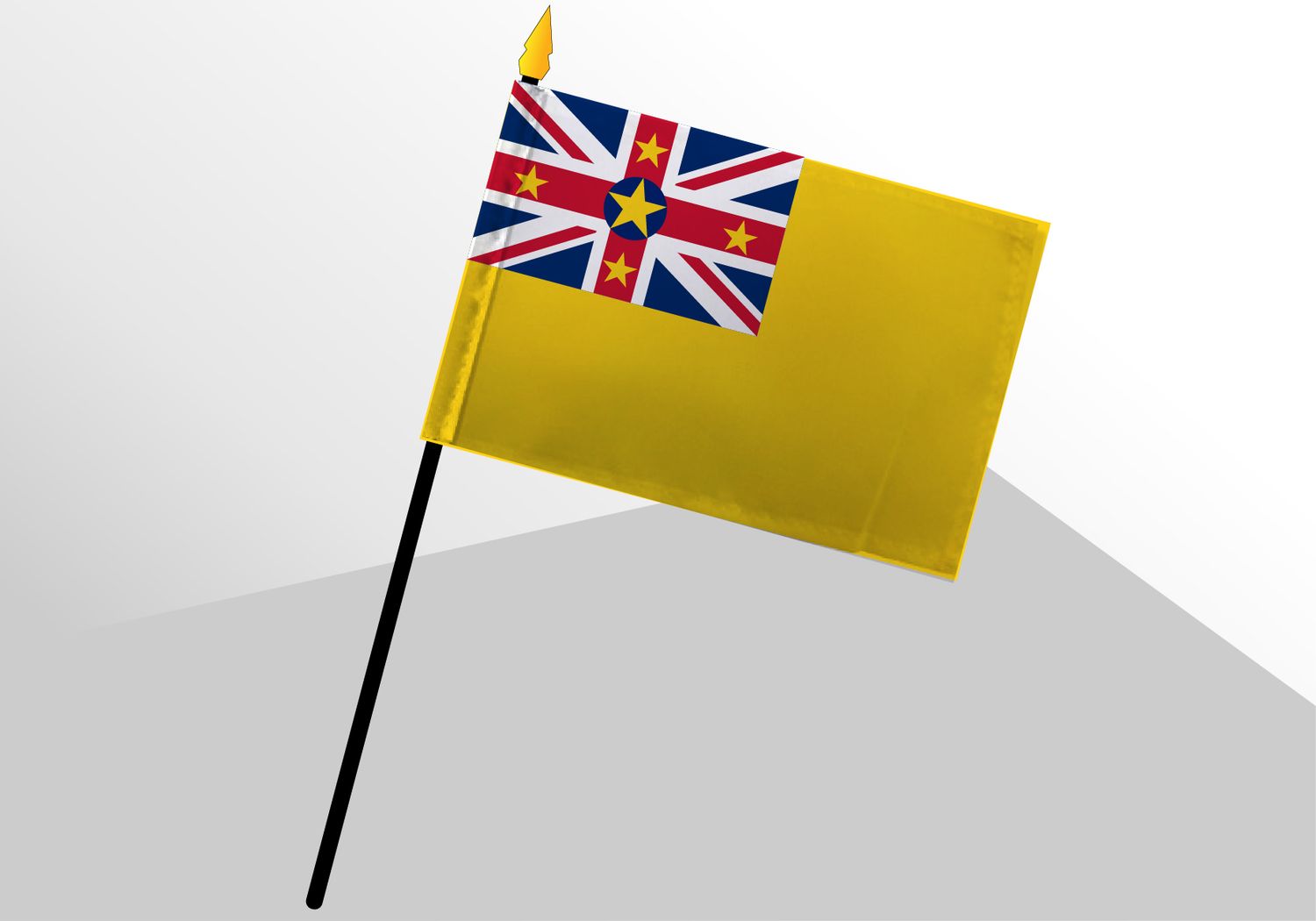 Niue petit drapeau deluxe 4x6