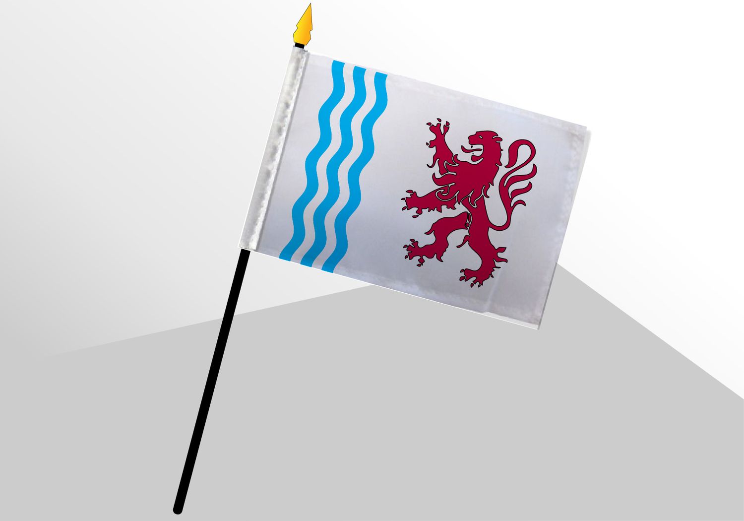 Nouvelle-Aquitaine petit drapeau deluxe 4x6