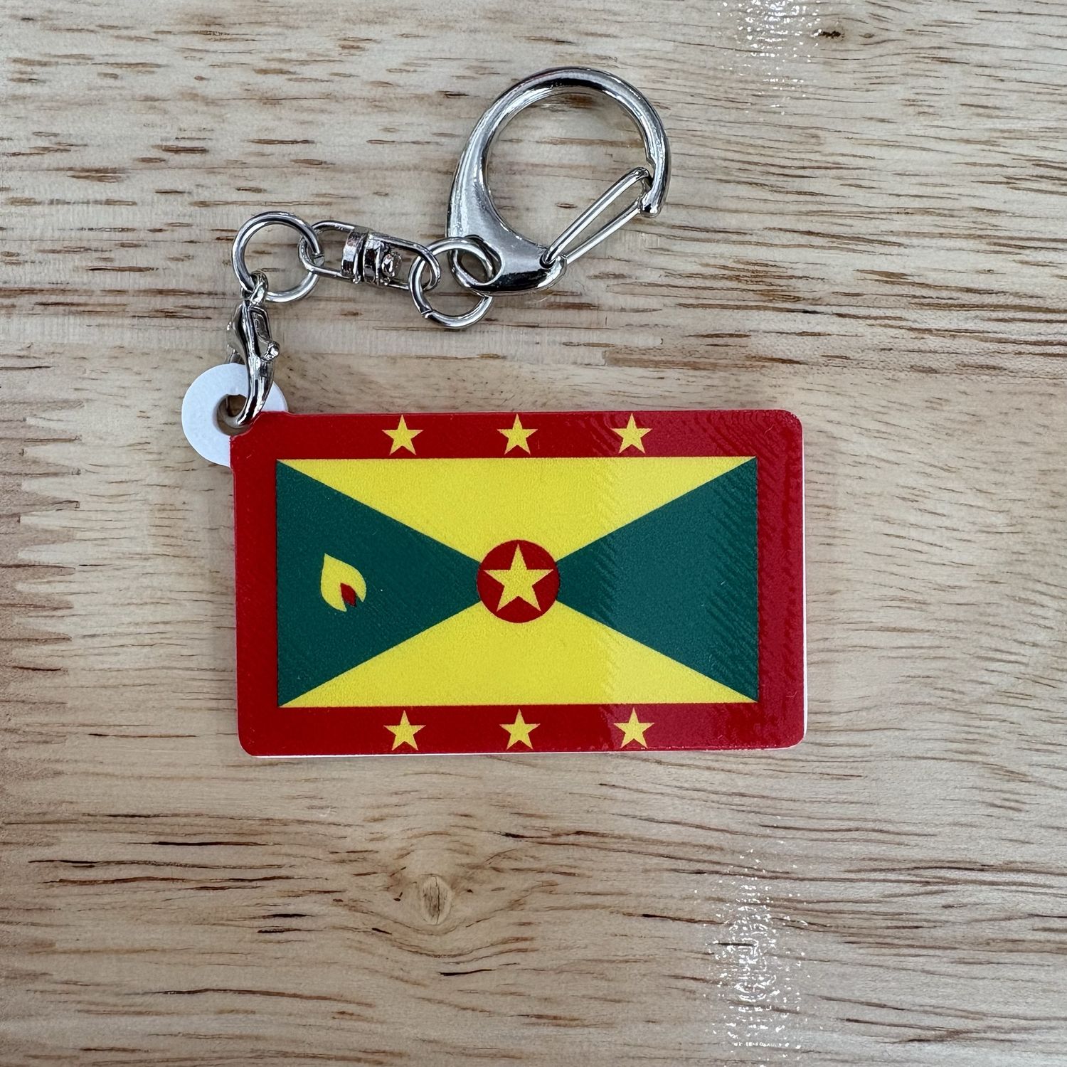 Porte-clés en plastique Grenade