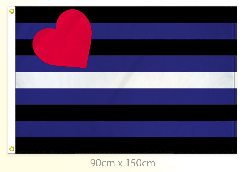 Fierté Communauté cuir drapeau grand 36x60