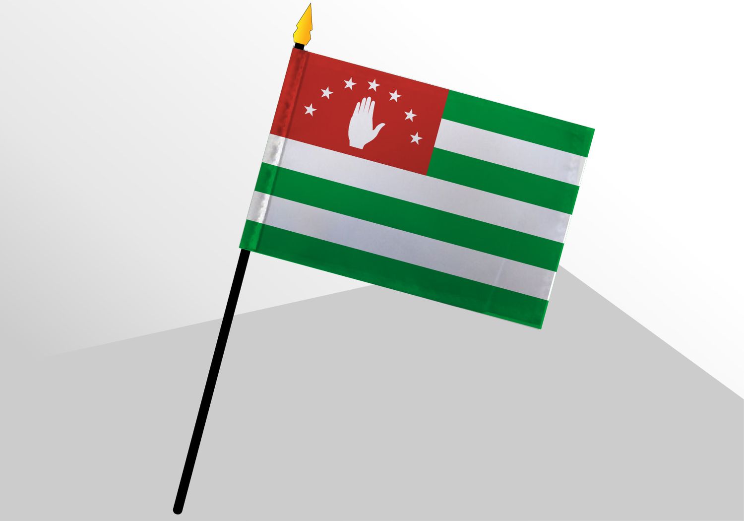 Abkhazie petit drapeau deluxe 4x6