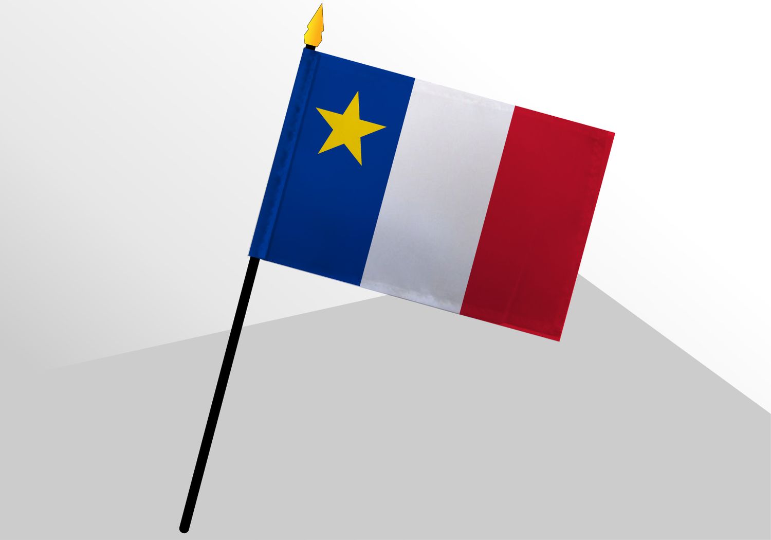 Acadie petit drapeau deluxe 4x6