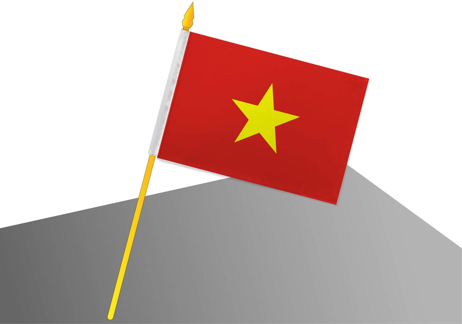Vietnam petit drapeau économique 4x6