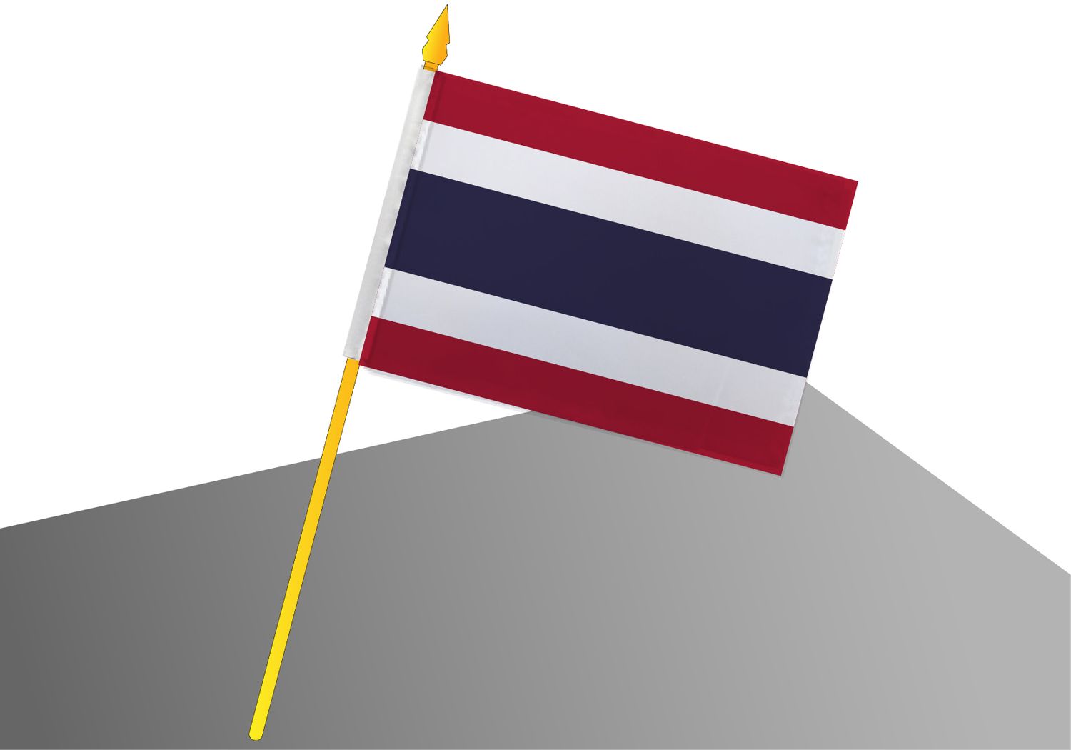 Thaïlande petit drapeau économique 4x6