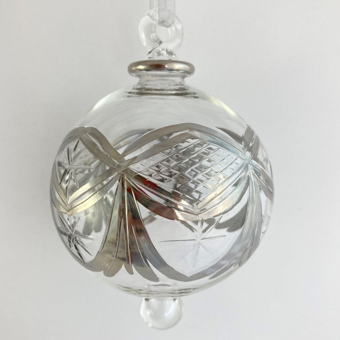 Silver Garland - Blown Glass Ornament, Egypt