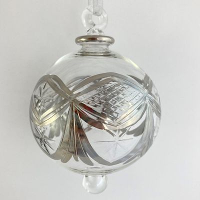 Silver Garland - Blown Glass Ornament, Egypt