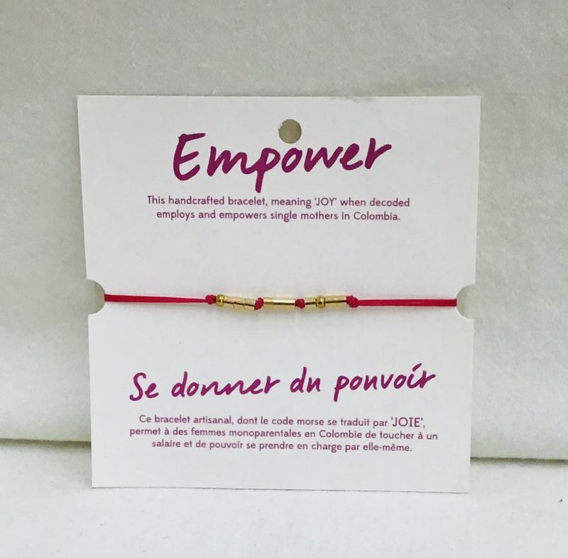 Morse Code JOY Bracelet