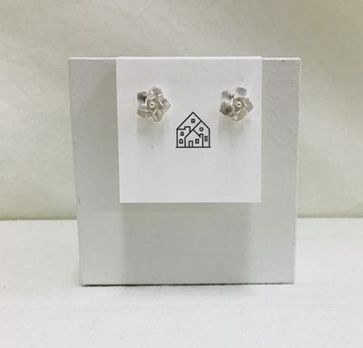 Single Rose Stud Earrings