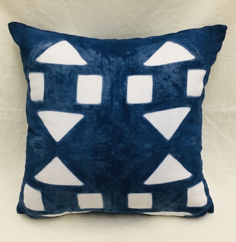 Indigo Surge Cushion