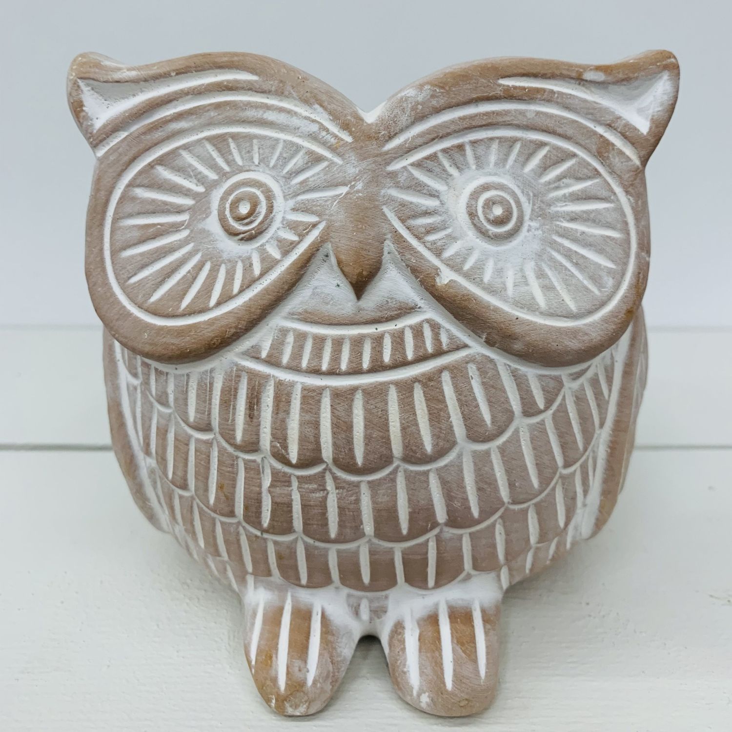 Terracotta Owl Planter Large, Bangladesh