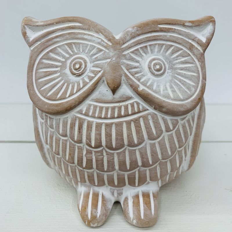 Terracotta Owl Planter Large, Bangladesh