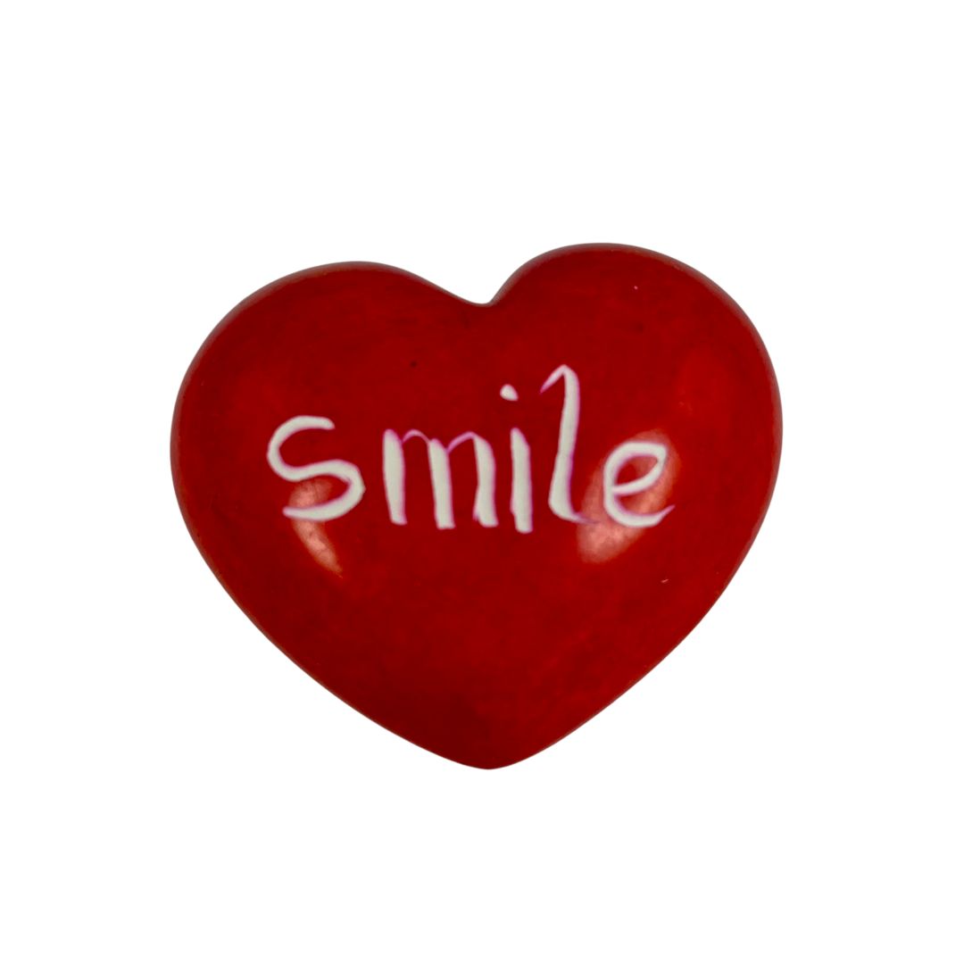 Smile Heart Paperweight, Kenya