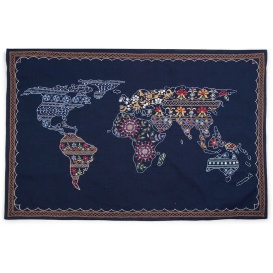 Wonderful World Wall Hanging, India