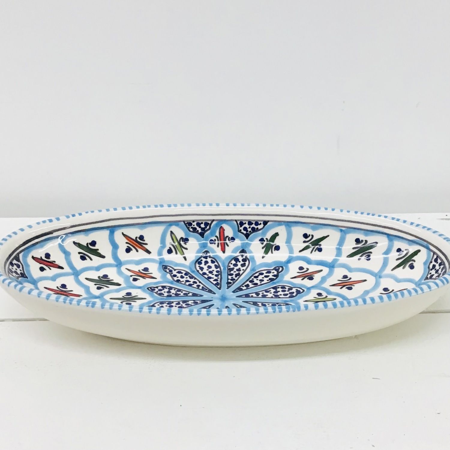 Rosette Med Oval Platter, Tunisia