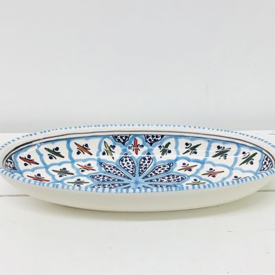 Rosette Med Oval Platter, Tunisia