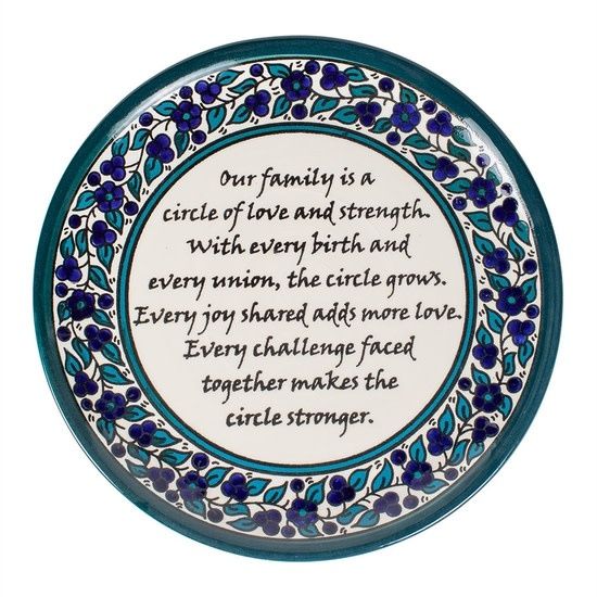 Family Circle Plate, Palestine
