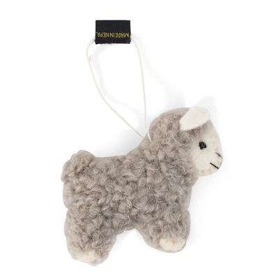 Fleece Navidad Sheep Ornament, Nepal