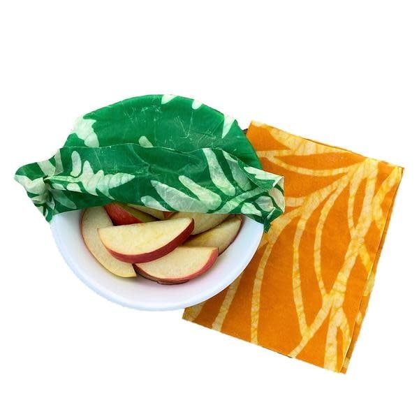 Reusable Organic Beeswax Food Wraps set of 4