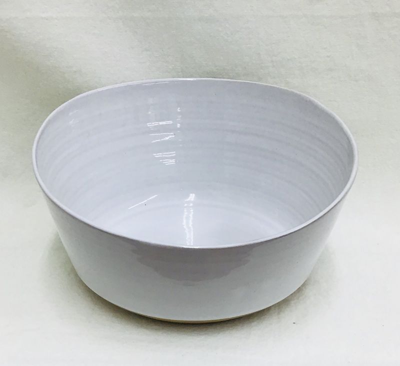 White Ceramic Bowl Large
