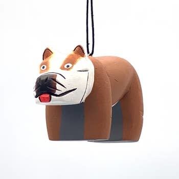 Bulldog Balsa Ornament, Nicaragua