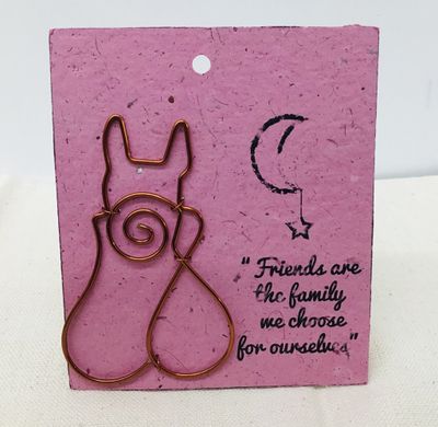 Wire Cat Bookmark, Kenya